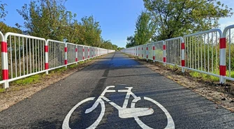 Na rowerze śladem nieczynnej linii kolejowej. Szlichtyngowa-Dryżyna na finiszu