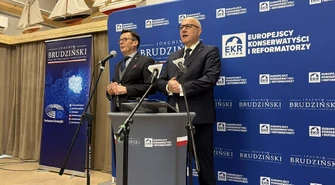 Konferencja PiS w Sławie. Obajtek, Ast, Błaszczak, Brudziński i Szefernaker o bezpieczeństwie Polski