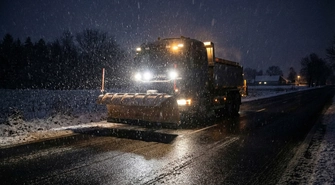 Pierwszy śnieg już pada. Jak Powiat przygotował się do walki z zimą?