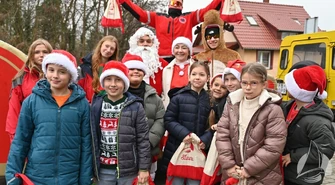 Mikołaj ruszył w trasę po gminie Sława. Trzy dni pełne uśmiechów [FOTO]