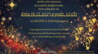 Kolędowanie w Szlichtyngowej. Wystąpią uczniowie PSM wraz z Anną Muszkietą