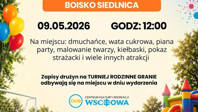 Rodzinne granie i grillowanie. CKiR organizuje piknik w Siedlnicy