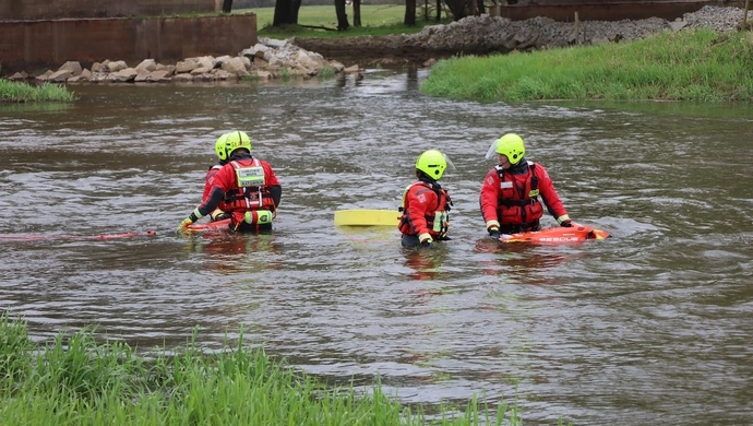 Zaginiony wędkarz nad Baryczą. Tak wyglądały ćwiczenia w Wyszanowie