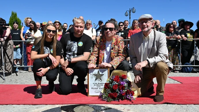 Kolejna gwiazda w sławskiej Alei Bluesa. Tym razem harmonijkarz Michał Kielak