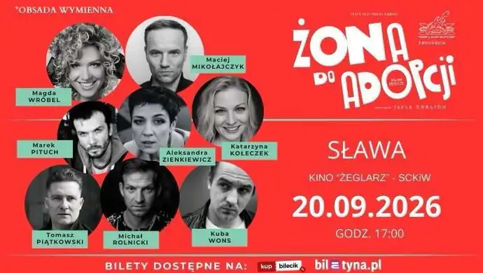 Spektakl „Żona do adopcji" w Kinie Żeglarz. Zostały ostatnie bilety