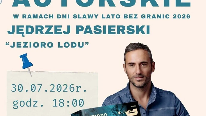 Jędrzej Pasierski w Sławie. Pierwsze 30 osób wyjdzie ze spotkanie autorskiego z wyjątkowym prezentem