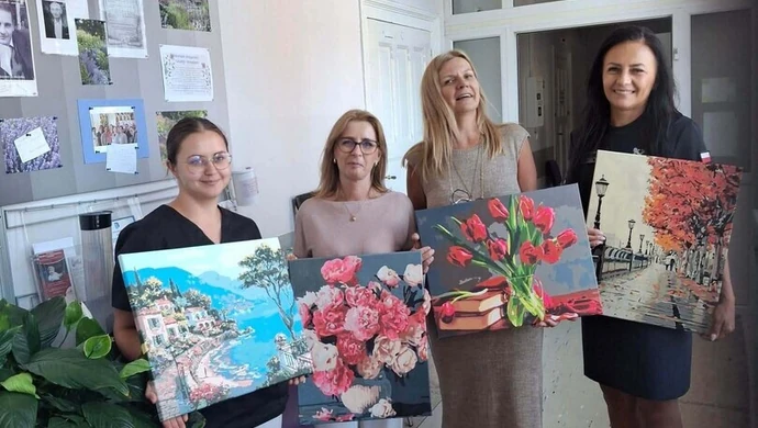 Obrazy osadzonych z Głogowa zawisną w Hospicjum we Wschowie