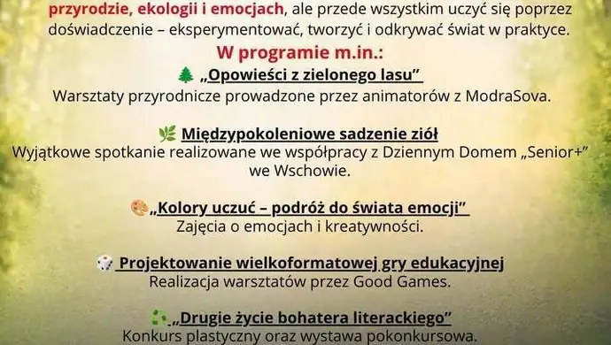 Biblioteka we Wschowie rusza z nowym projektem. Zdrowie i klimat bez teorii – uczę się, działam, zmieniam