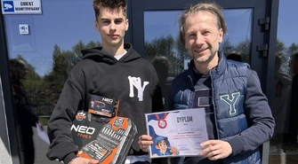 Kacper Kostka ze Wschowy najlepszym młodym mechanikiem w Lubuskiem