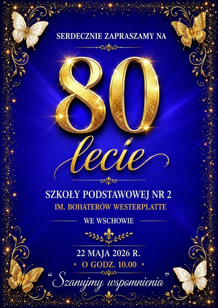 Z Facebooka SP2 we Wschowie: Zapraszamy na uroczyste obchody 80 - lecia Szkoły Podstawowej…