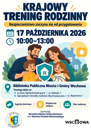 Krajowy Trening Rodzinny juz 17 października we Wschowie 17 października 2026 roku w godz.…
