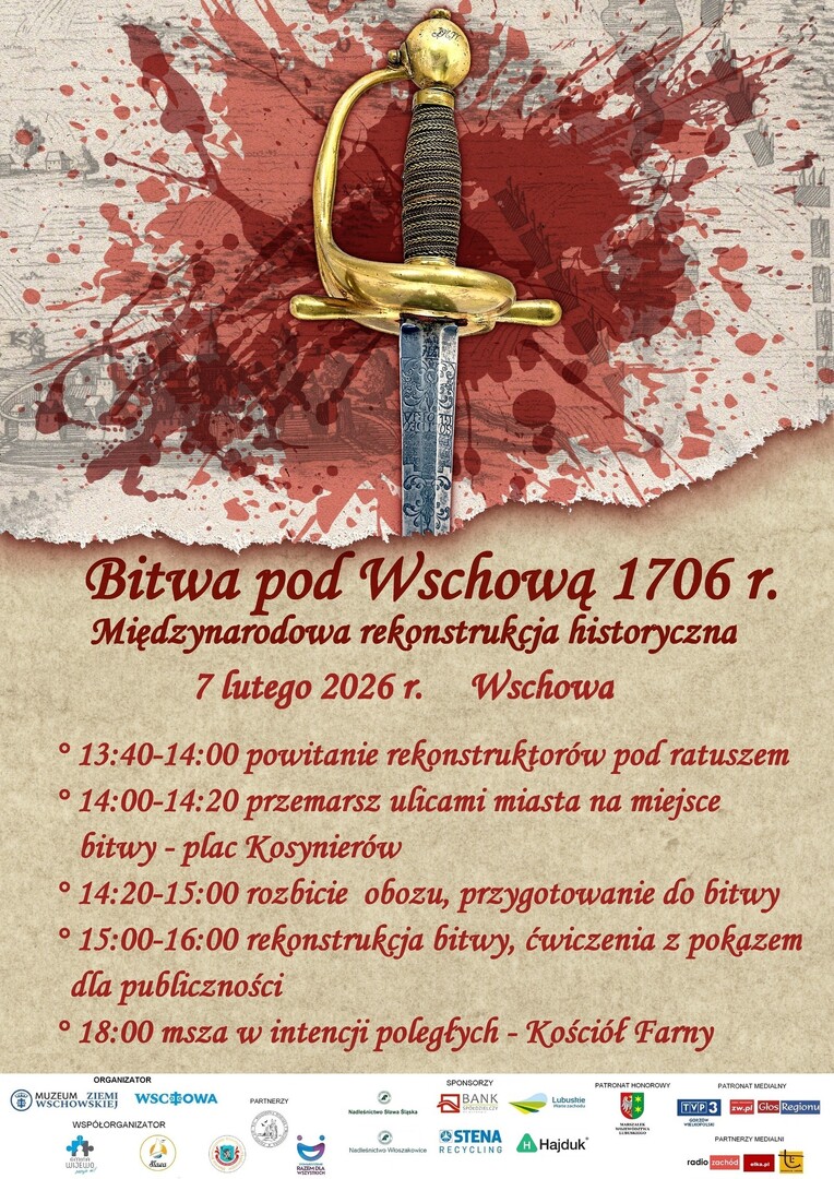 Rekonstrukcja Bitwy pod Wschową – plakat