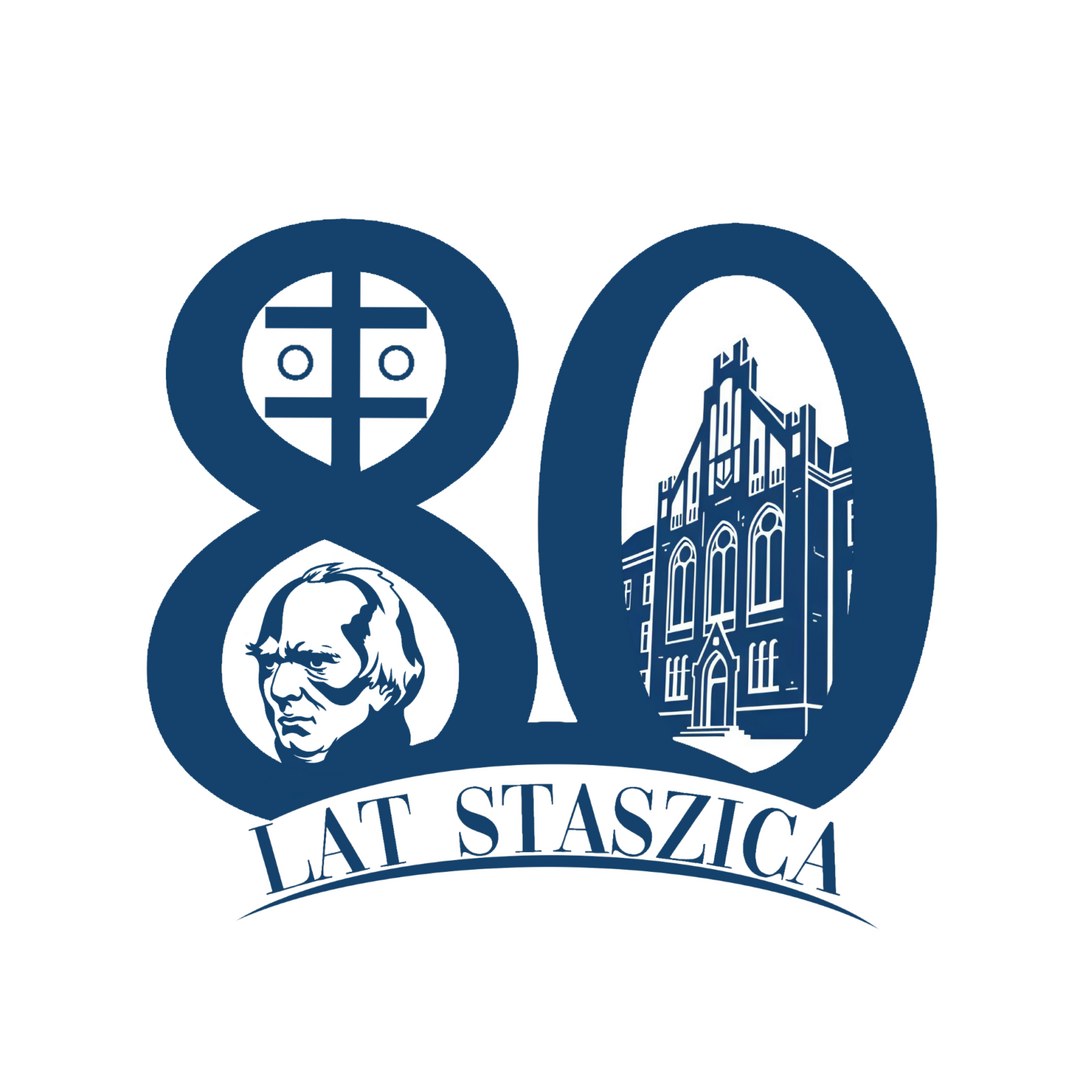 Logo 80-lecia I ZS we Wschowie. Autor Mateusz Środa