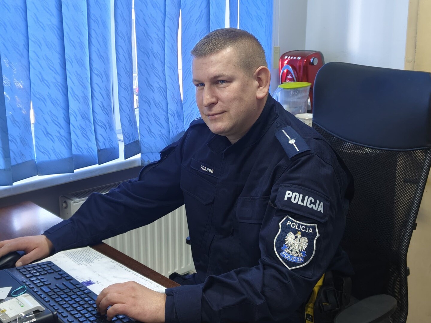 Młodszy aspirant Bartosz Głuch