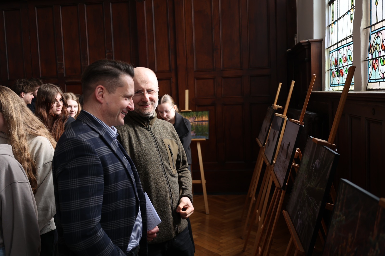 Wystawa fotografii Piotra Dziełakowskiego. Autor: I ZS we Wschowie