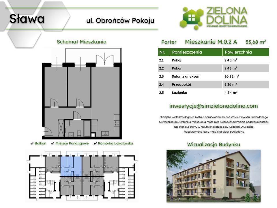 Karta przykładowego mieszkania - SIM Zielona Dolina Karta przykładowego mieszkania - SIM Zielona Dolina